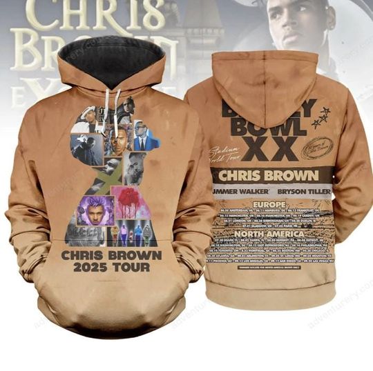Chris Brown Fashion Show Hoodie 3D