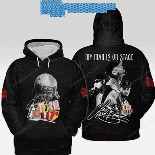 Chris Brown My Man On Stage Hoodie
