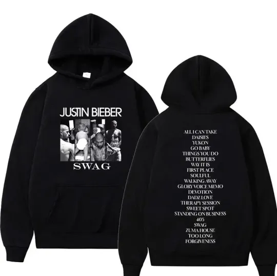 Justin Bieber SWAG Tour 2025 Hoodie Unisex Fleece