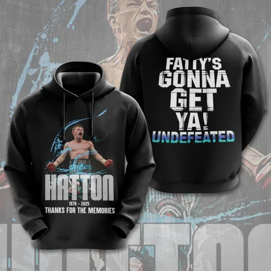 Discover Ricky Hatton 3D Hoodie