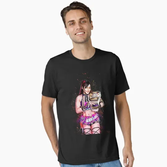 Discover Wrestling Entertainment Iyo Sky Wrestling Champion Black T-Shirt