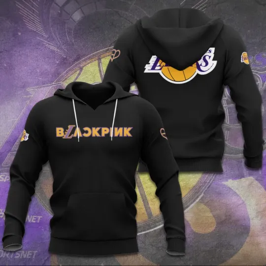Discover Lakers x Black Pink 3D Hoodie