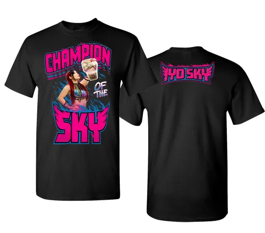 Discover Wrestling Entertainment IYO SKY Champion Of The Sky T-Shirt