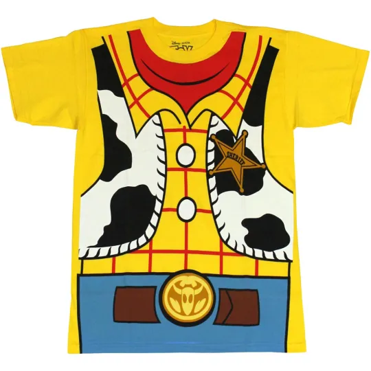 Toy Story Woody Costume T-Shirt for Kids and Adults