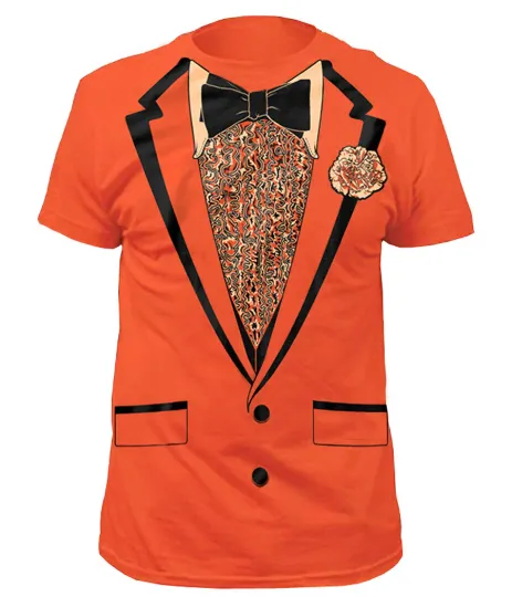 Discover Dumb and Dumber Lloyd Orange Prom Tuxedo Costume T-Shirt