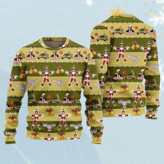 Griswold Family Ugly Christmas Sweater - Clark Griswold Holiday Sweater for Women
