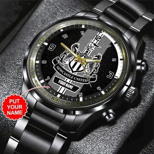 Discover Personalized Newcastle United Stainless Steel Watch