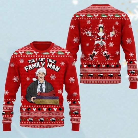 The Last True Family Man Ugly Sweater, Uncle Lewis Christmas Sweater