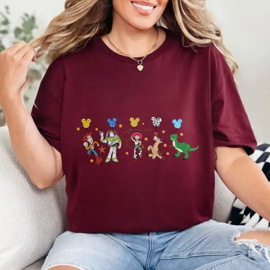 Discover Dissney Cute Toy Story T-Shirt Men Women Unisex7