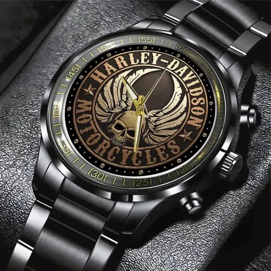 Discover Haarleyy Davidson Black Stainless Steel Watch