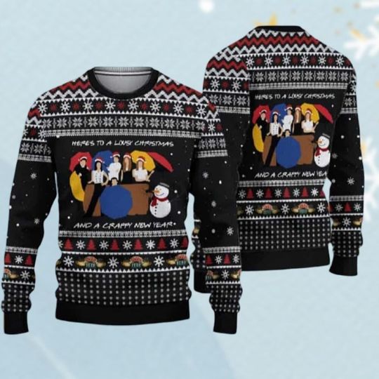 Discover Friends Lousy Christmas Ugly Sweater, Christmas Movies Sweater, Holiday Ugly Sweatshirt