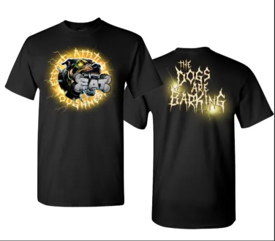 Discover Black Bron Breakker The Dogs Are Barking T-Shirt