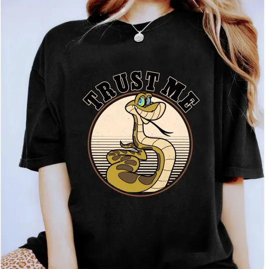 Discover Disney The Jungle Book Kaa Trust Me Snake  Unisex Adult T-shirt