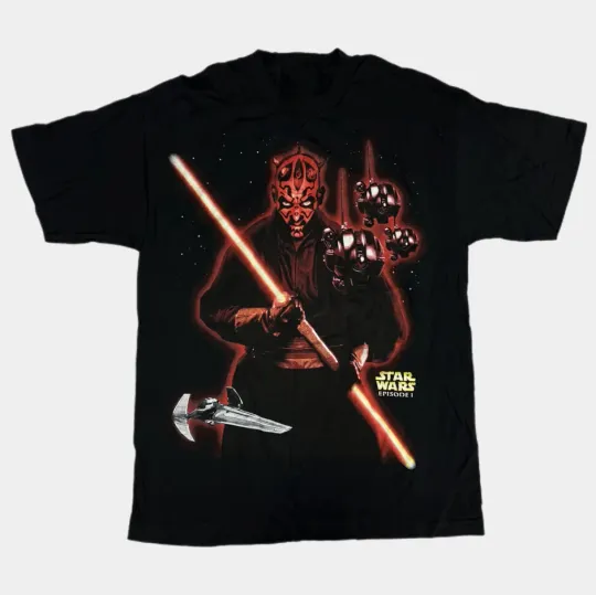 1999 Star Wars Episode 1 Darth Maul Men's T-Shirt