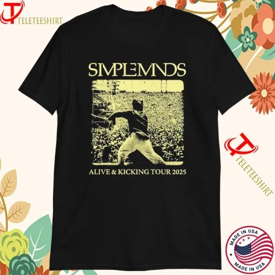 Discover Simple Minds T-Shirt Unisex Alive and Kicking 2025 Tour