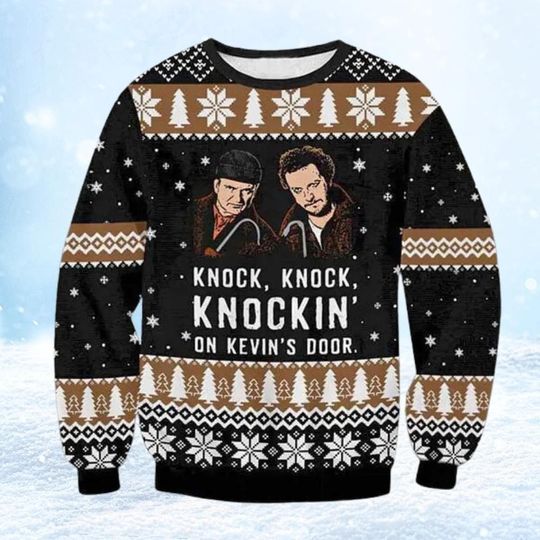 Home Alone Evil Christmas Ugly Sweater, Kevin McCallister Sweatshirt, Ya Filthy Animal Sweatshirt, Funny Xmas Movie Gift For Kid Adult