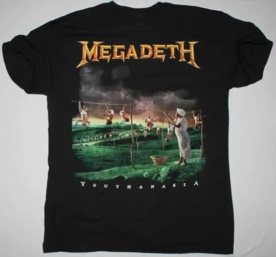 Discover Megadeth Youthanasia T-Shirt Unisex, Music Band Tee