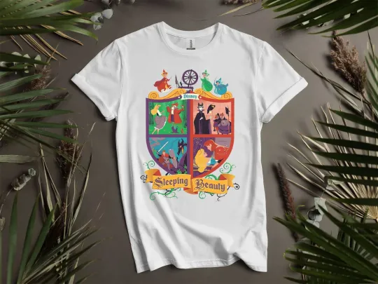Discover Disney Sleeping Beauty Characters T-Shirt Unisex Men Women
