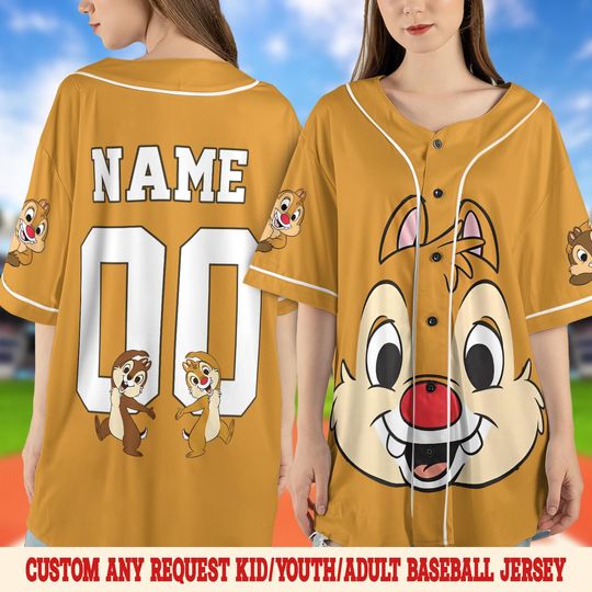 Discover Disney Chip N Dale Rescue Rangers Baseball Jersey, Chip And Dale Character