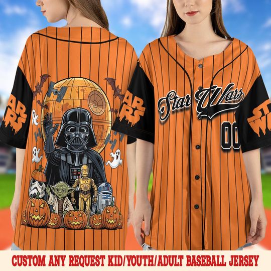 Discover Vintage Star Wars Halloween Baseball Jersey