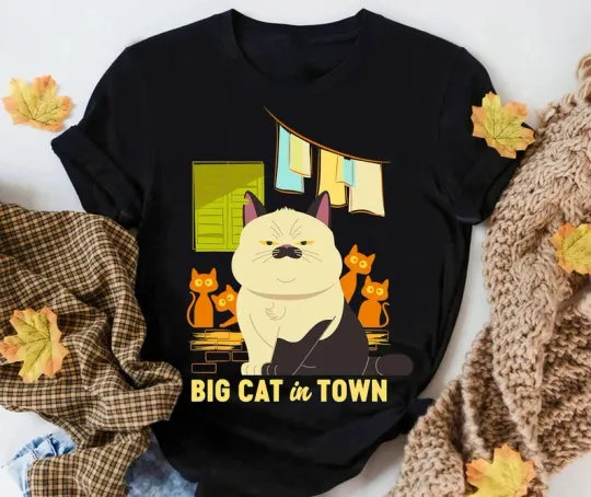 Discover Disney And Luca Machiavelli Big Cat In Town Magic Kingdom T-Shirt