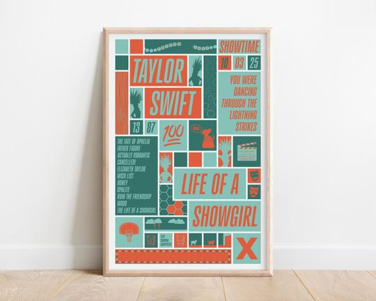 Discover Life of a Showgirl Poster: Matte Vertical Art