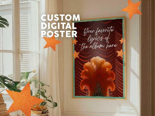 Discover Custom The Life Of A Showgirl Poster | Decoration| Personalized | Custom | Digital Poster |  Wall Art | The Life Of A Showgirl