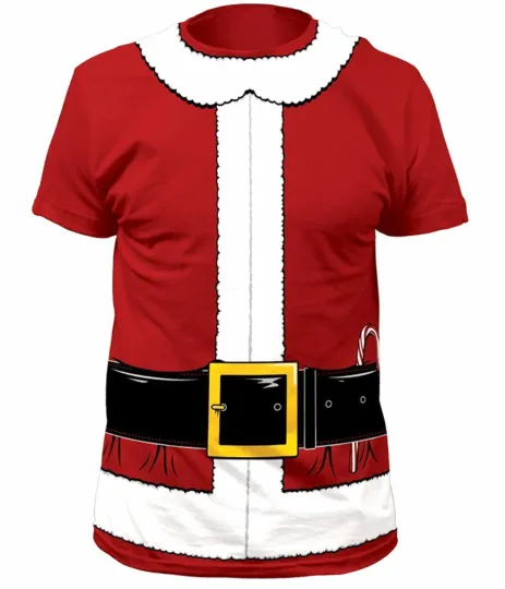 Discover Santa Claus Suit 3D T-Shirt