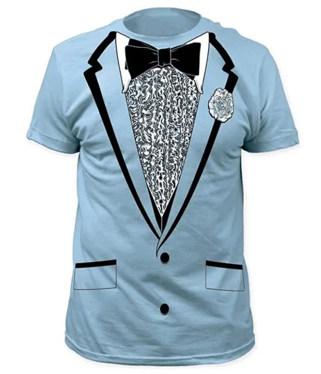 Discover Dumb and Dumber Harry Blue Tuxedo Costume 3D T-Shirt