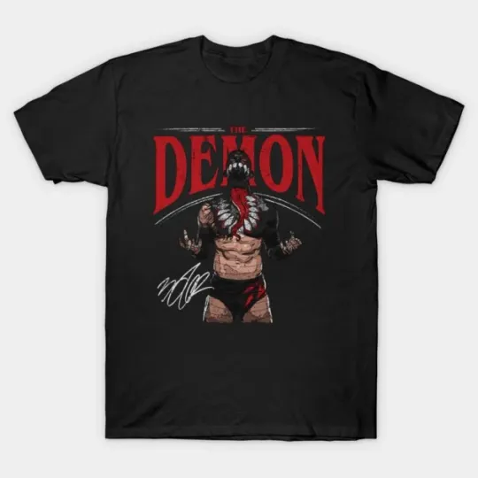 Discover Wrestling Entertainment Finn Balor The Demon Pose T-Shirt
