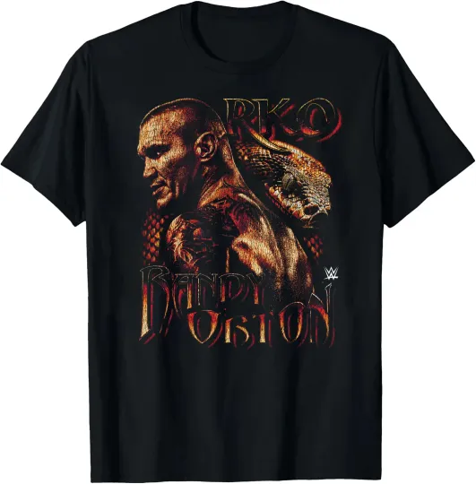 Discover Wrestling Entertainment Randy Orton Black T-Shirt , RKO Viper #2