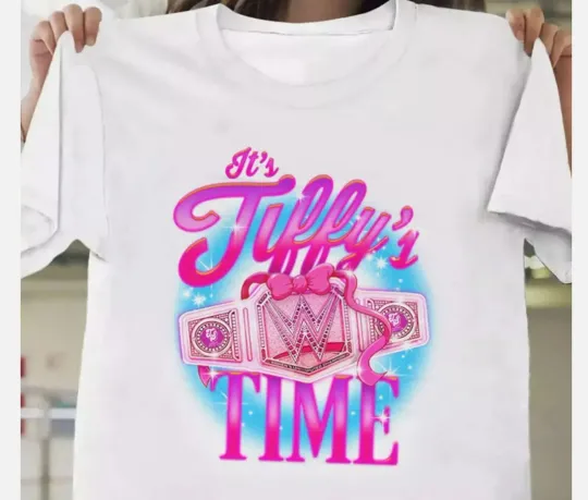 Discover Tiffany Stratton It_s Tiffy Time Wrestling Entertainment Championship T-Shirt