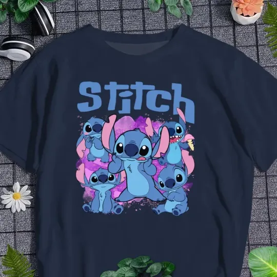Discover Disney Cute Stitch T Shirt Men Women Unisex9