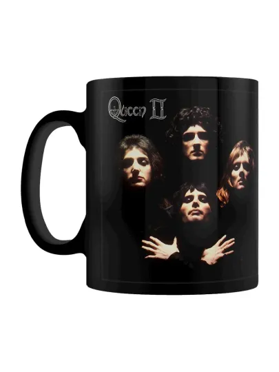 Discover Queen Queen II Black Coffee Mug