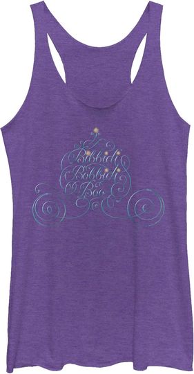Discover Fifth Sun Oh My Disney Princess Bibbidi Bobbidi Boo Women's Racerback Tank Top