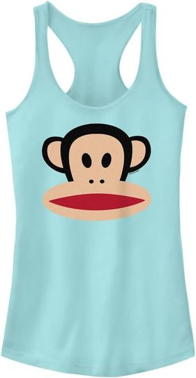 Fifth Sun Women's Paul Frank Julius Head-4 Junior's Racerback Tank Top