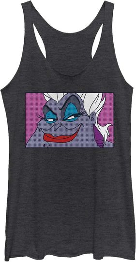 Discover Fifth Sun Disney Villains Ursula Eyes Women's Racerback Tank Top