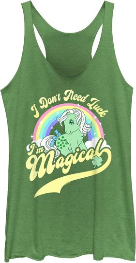 Fifth Sun Classic My Little Pony Magical Luck Women's Racerback Tank Top