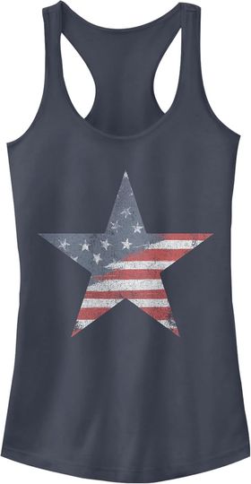 Discover Fifth Sun Vintage Star Women's Racerback Tank Top