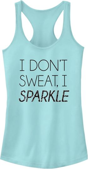 Discover Fifth Sun Sparkles Only Women's Racerback Tank Top