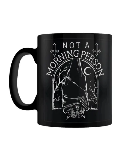 Discover Not A Morning Person Bat Black Mug
