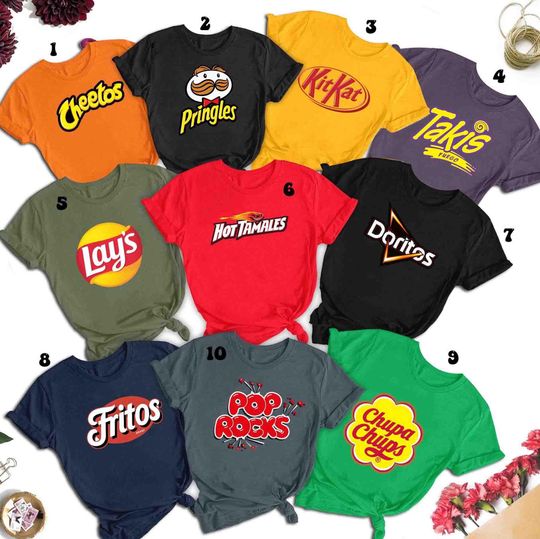 Discover Family Halloween Costume Shirts, Chocolate Group Halloween Party Tee, Costumes Halloween Candy Group Chocolate Shirt, Matching Family Tshirt