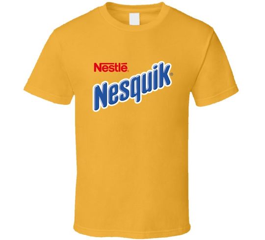 Discover Nesquik Chocolate Milk Food Snack Gift Fan T Shirt