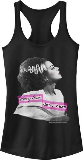Fifth Sun Universal Monsters Bride Scary Hair Women's Racerback Tank Top