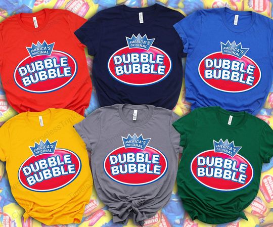 Discover Double Bubble Candy Halloween Shirt, Group Costume Tee 2025, Snack Parody Top, Candy Matching Party Outfit, Softball Costume