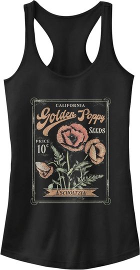 Discover Fifth Sun Poppy Seeds Women's Racerback Tank Top