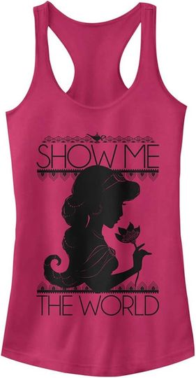 Discover Fifth Sun Disney Princesses Jasmine Silo Women's Racerback Tank Top