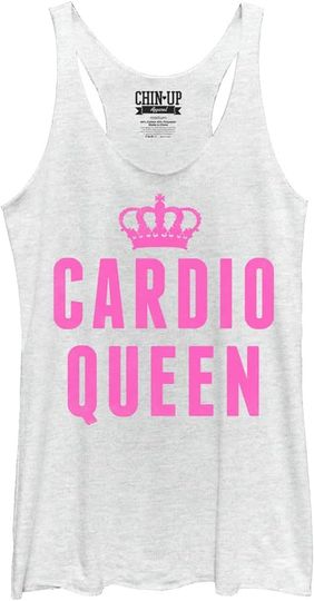 Discover Women's Chin UP Cardio Queen Racerback Tank Top