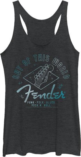 Discover Fifth Sun Fender Out of This World Women's Racerback Tank Top