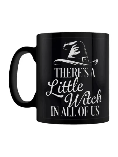 Discover There's A Little Witch In All Of Us Black Mug